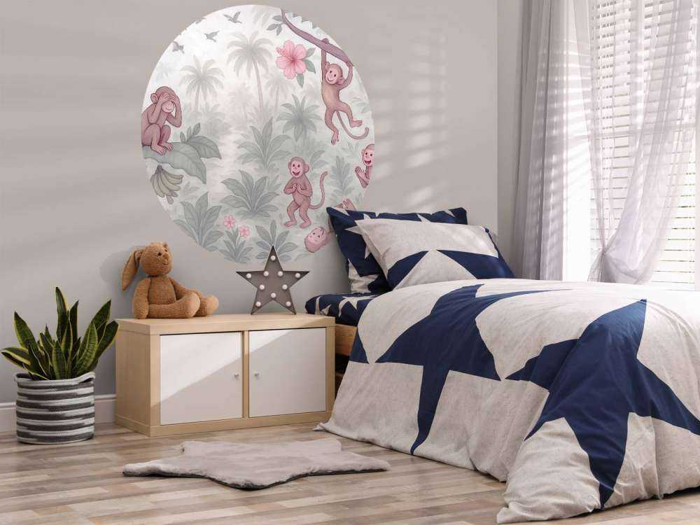 Speelse aapjes in de jungle