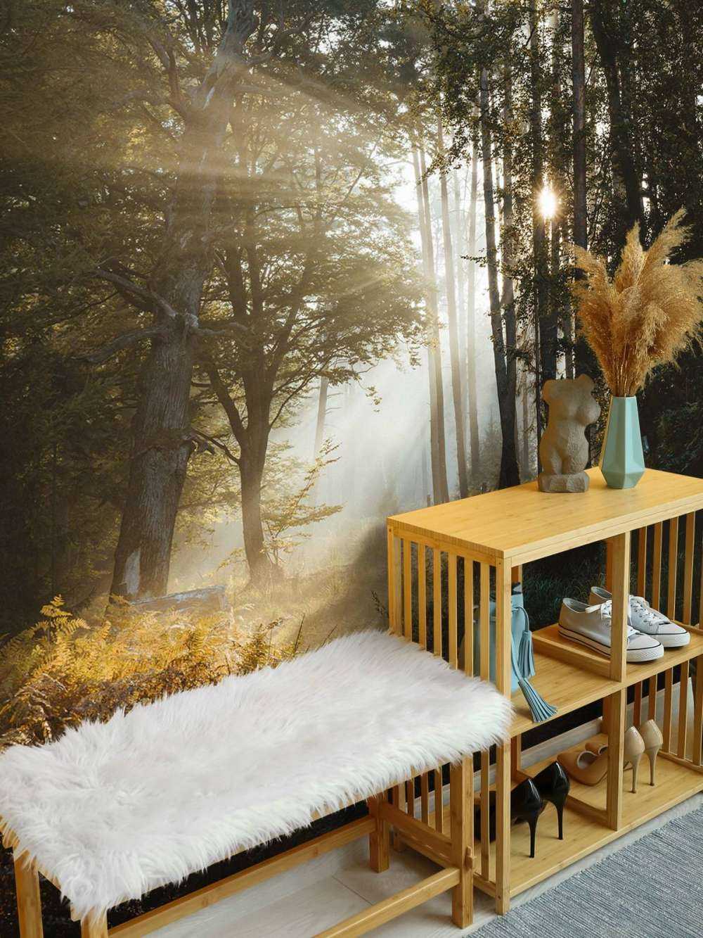 Stralend Ochtendlicht door het Bos