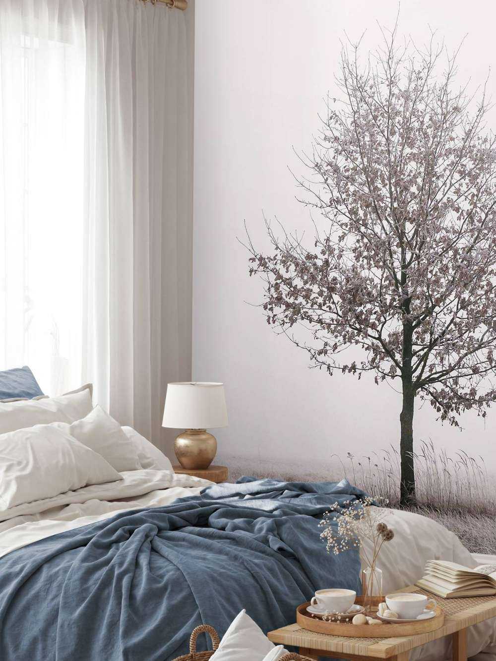 Minimalistisch Winterlandschap