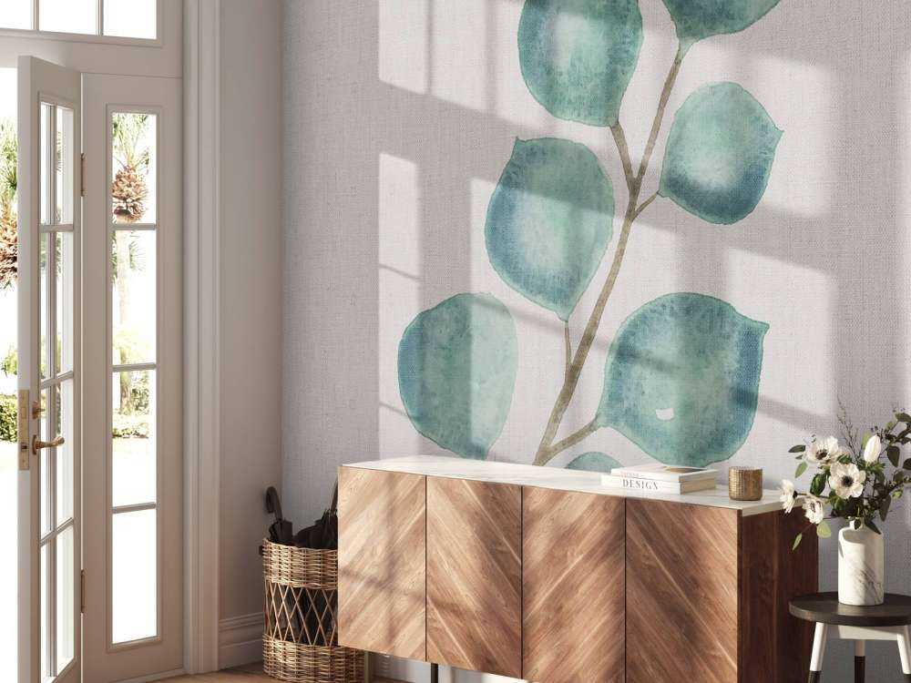 Eucalyptus in zachte aquarel