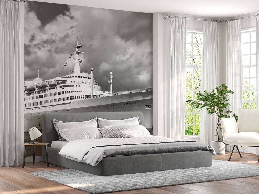 Tijdloze oceaanklassieker in zwart-wit