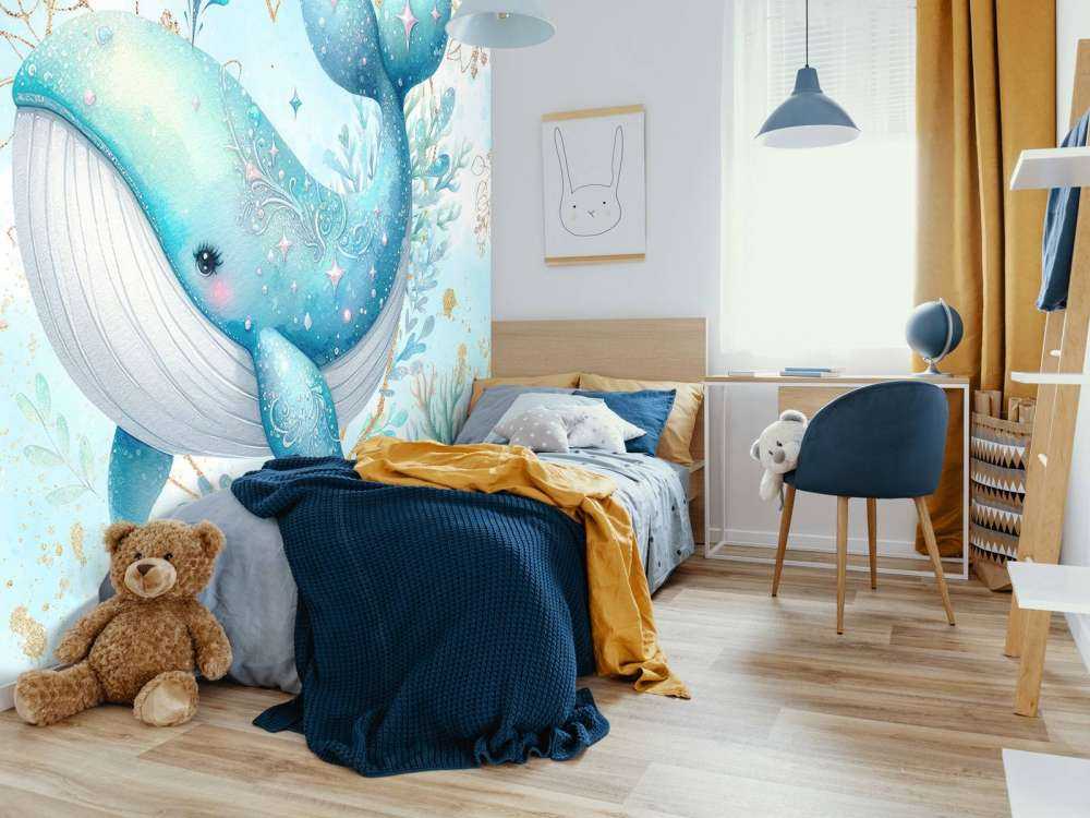 Magische walvis in oceaandromen