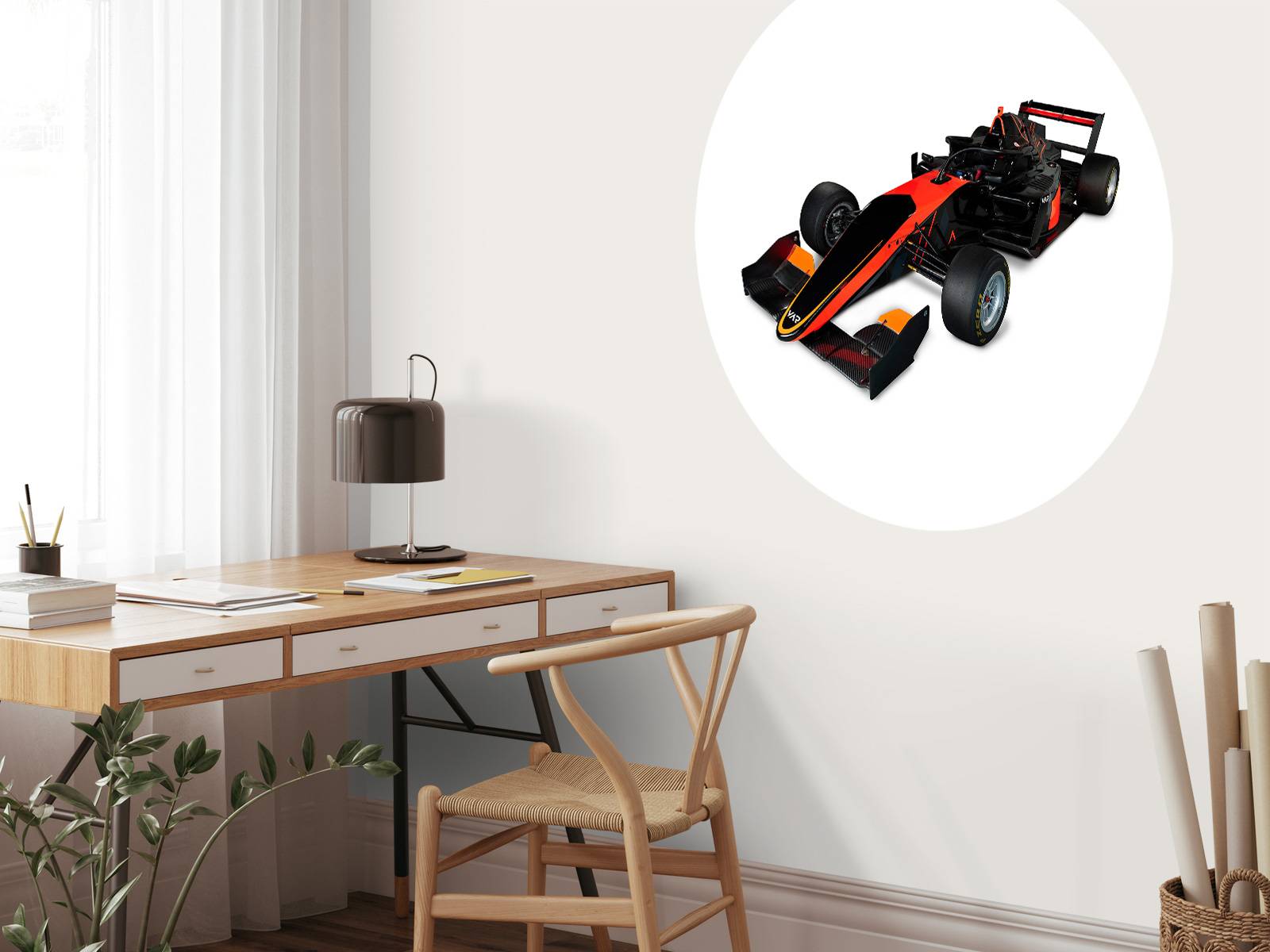 Formula 3 - Left front view, 3d