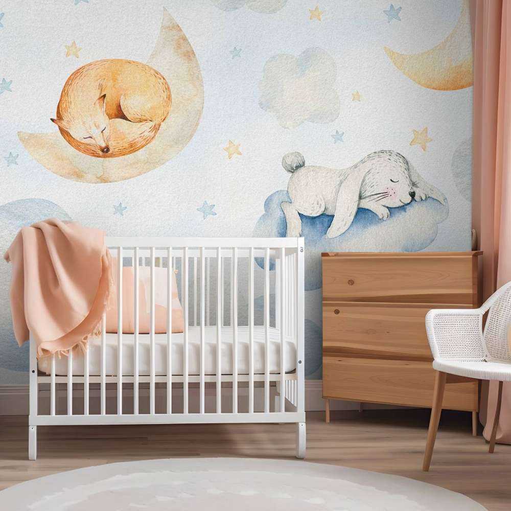 Slapende vrienden in de wolken