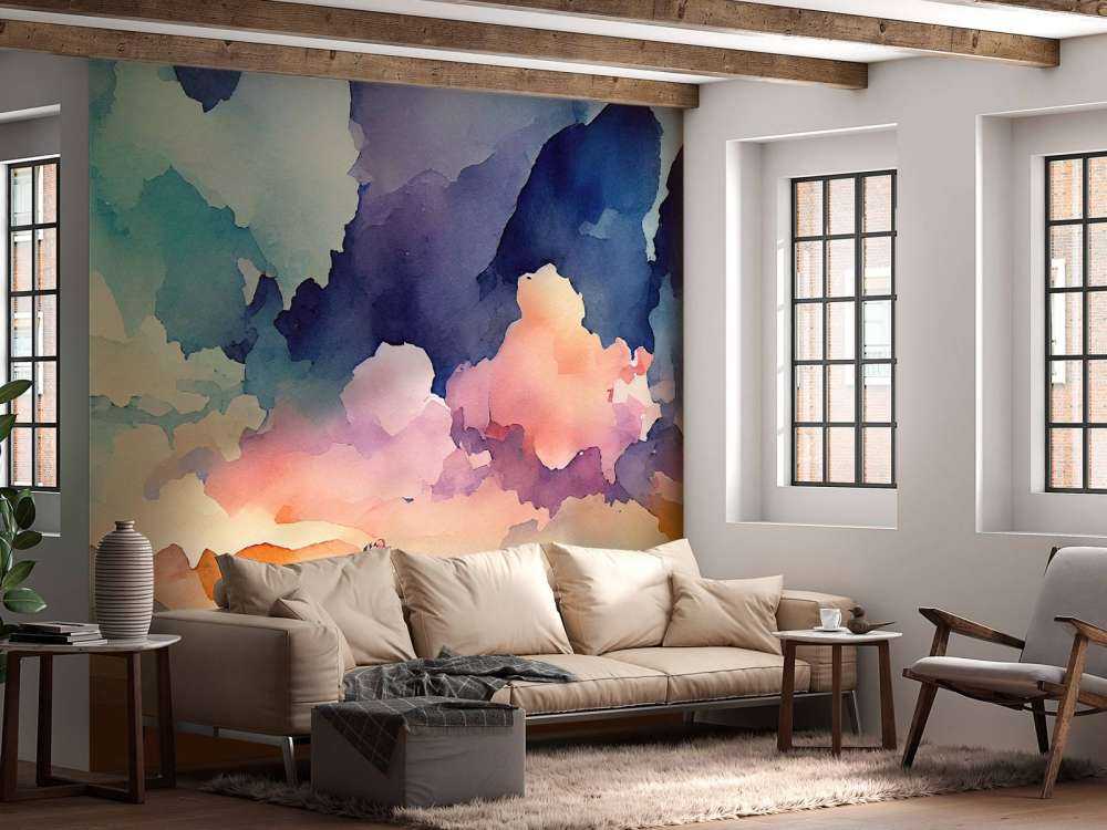 Abstracte aquarel achtergrond