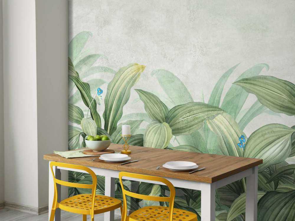 Motley gras met bloemen