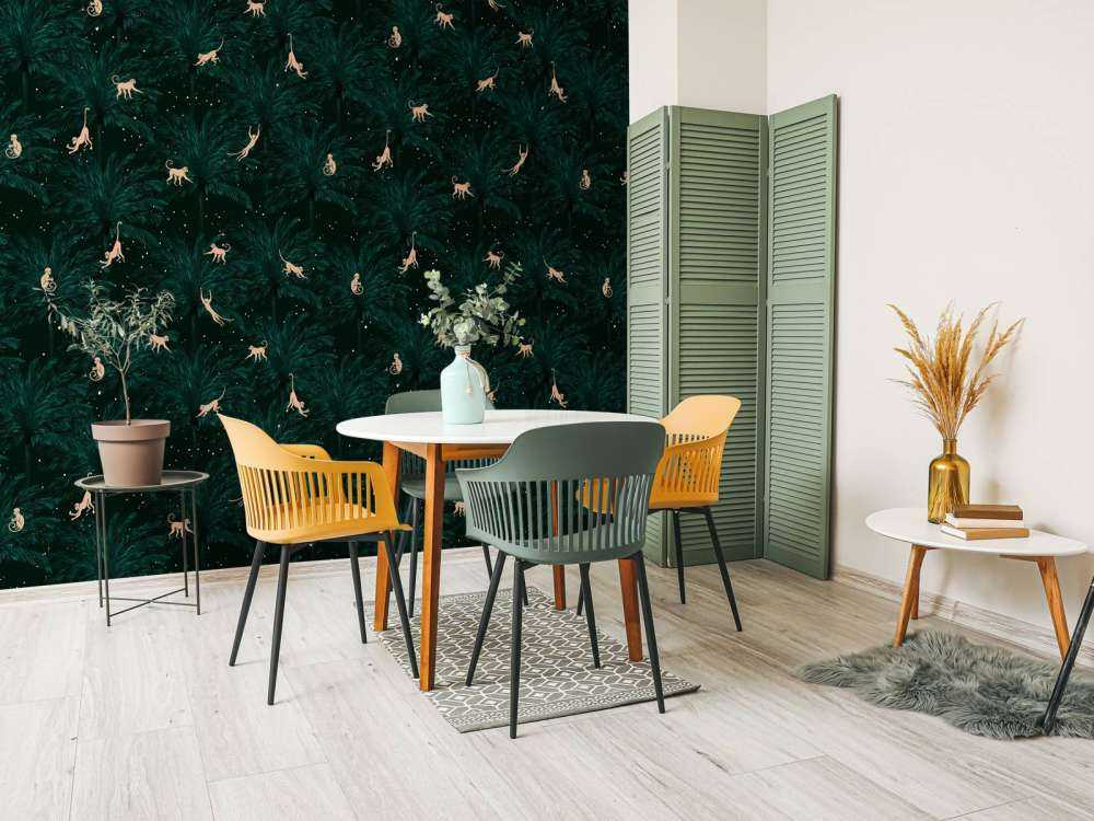 Tropische apen - groen