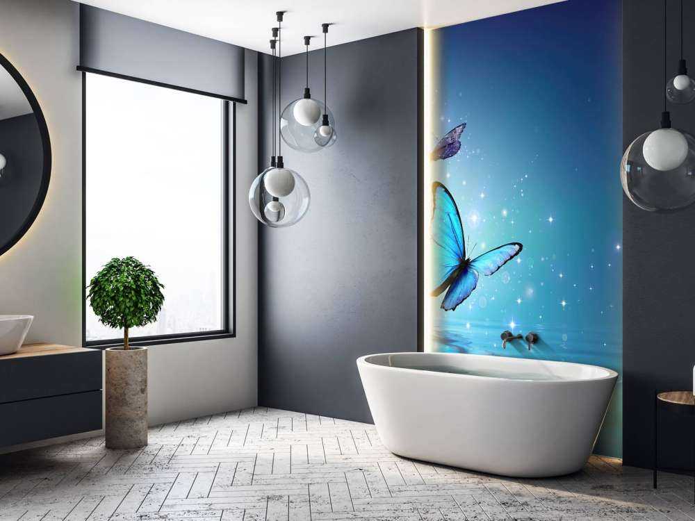 Fee vlinders op water