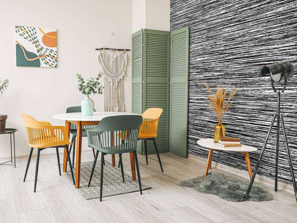 Donker gekrast metaal