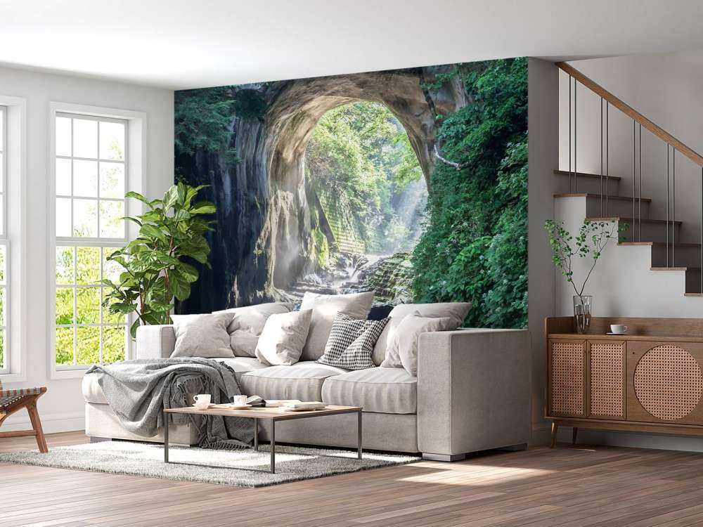 Opening in een regenwoud