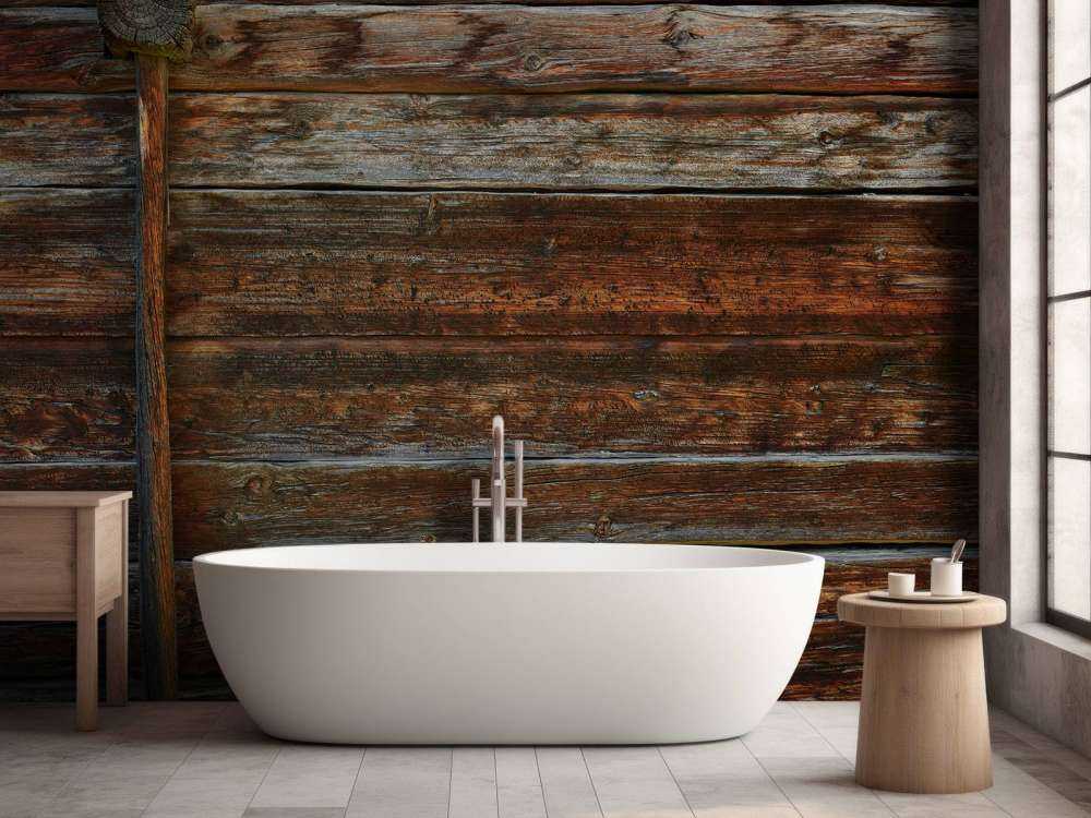 Oud hout met steunbalk