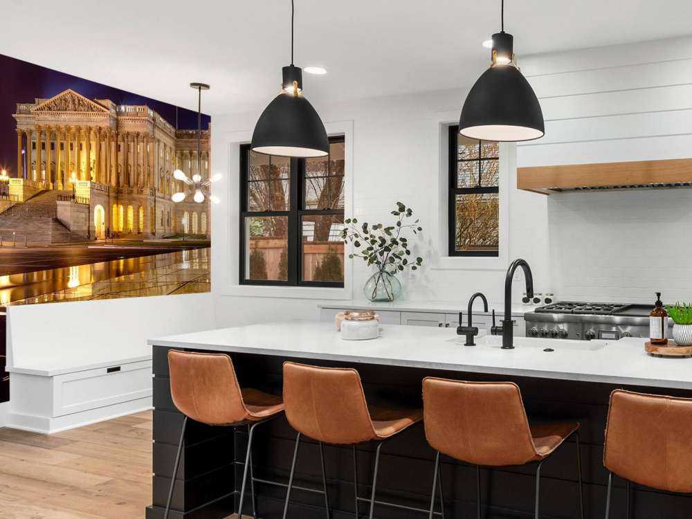 Het Capitool in de avond