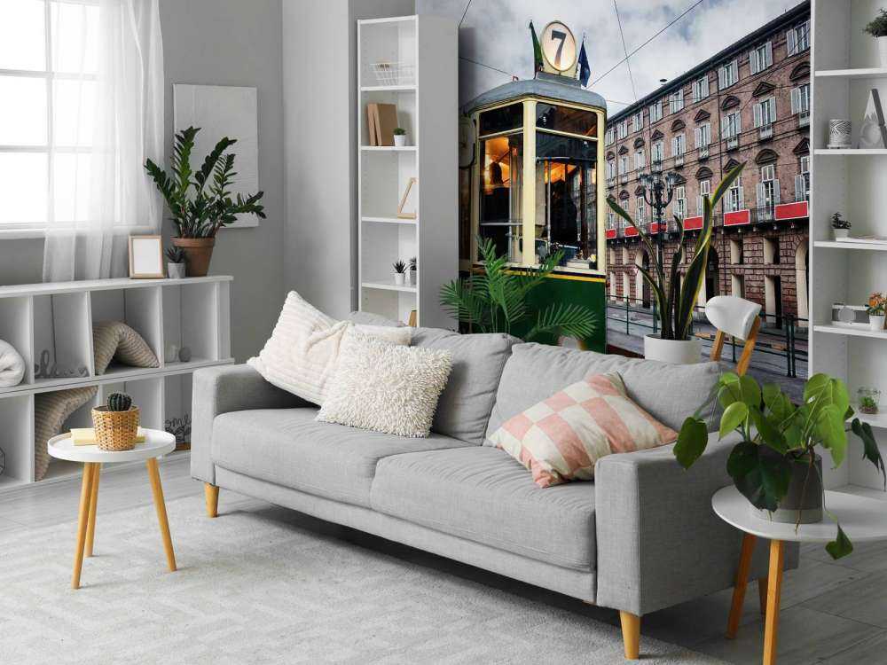 Groene tram in Turijn