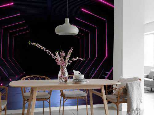 Lichtgevende 3D hal