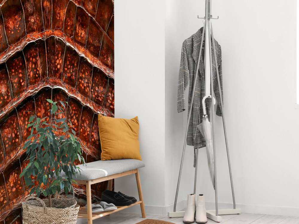 Krokodillen huid structuur