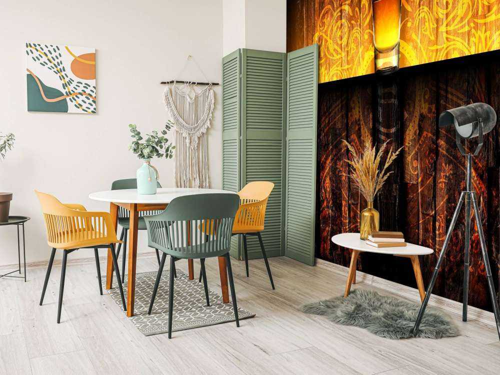 Shotje met een houten achtergrond