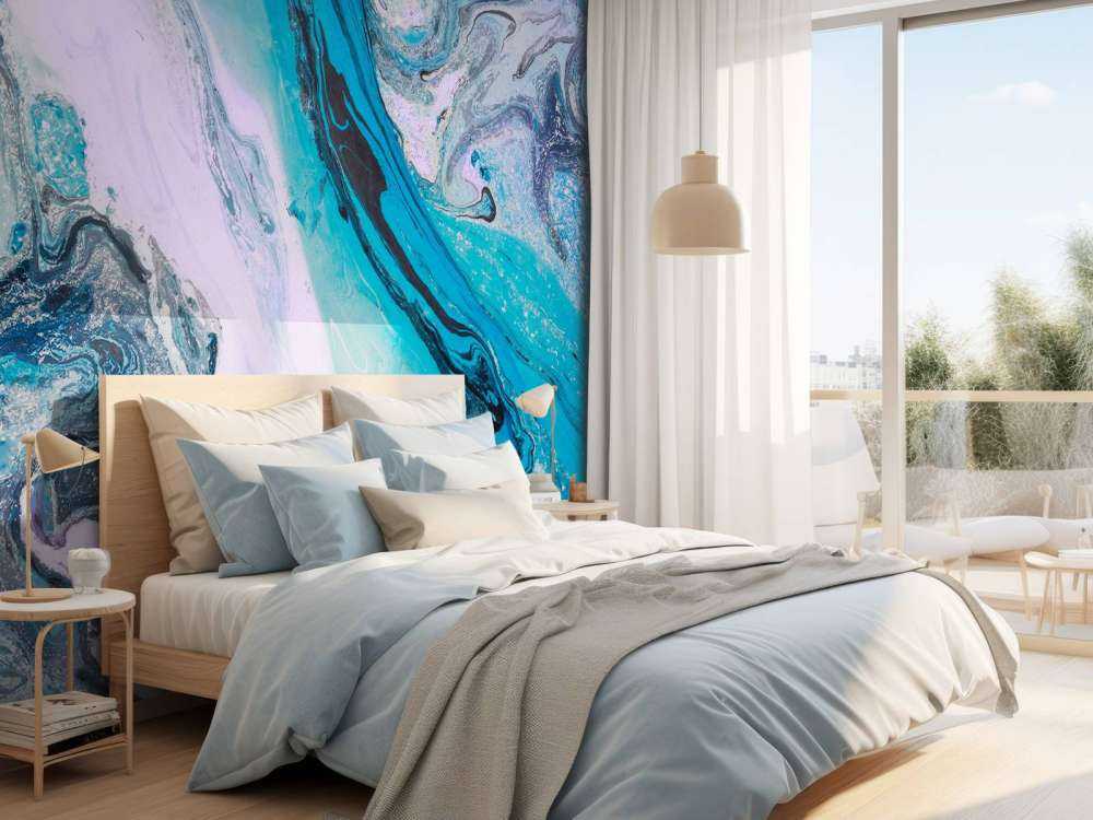 Kleurrijk verfmengsel