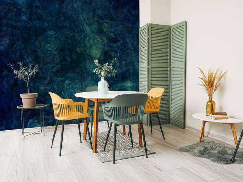 Blauw rook patroon