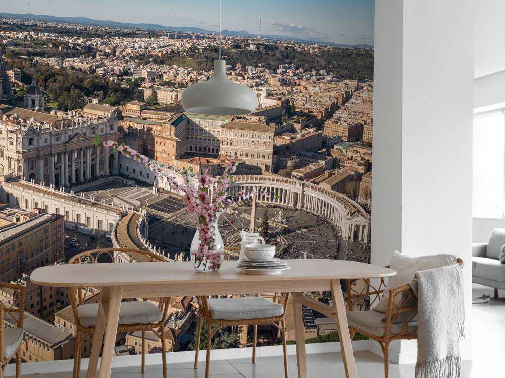 Vaticaanstad met kerst