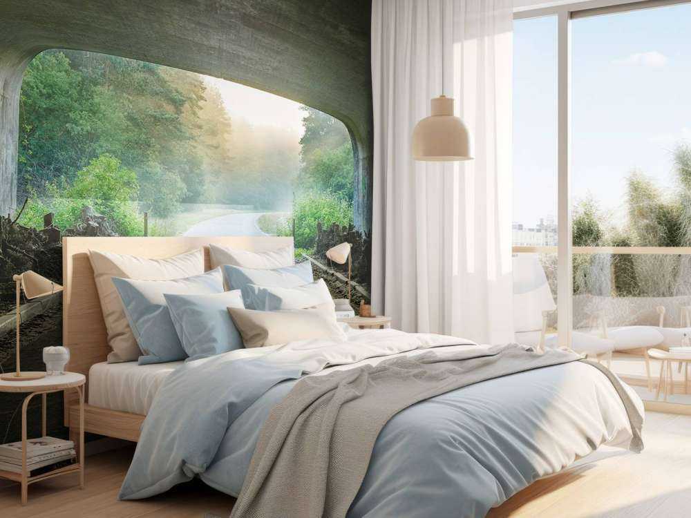 Zon aan het einde van een tunnel