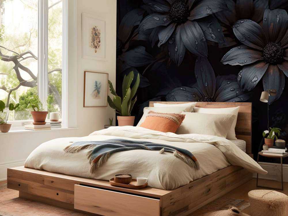 Opulent flower reverie dark mood
