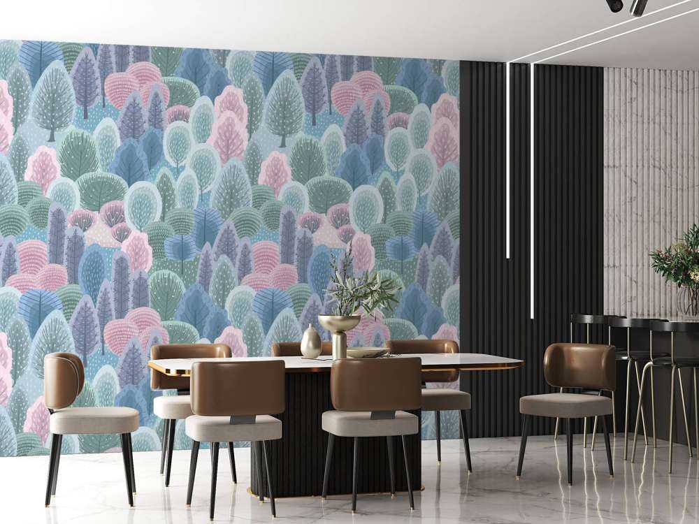 Bomen getekend