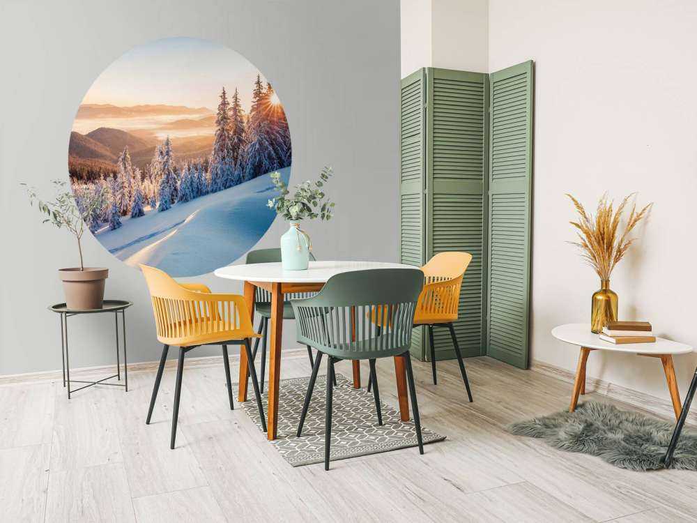 Winterochtend in de bergen