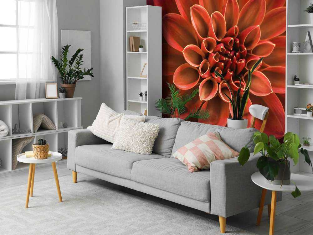 Gekleurde dahlia
