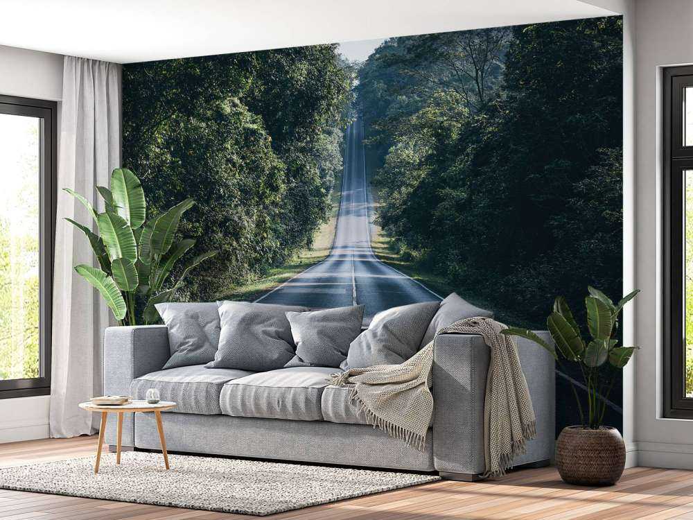 Weg door de natuur