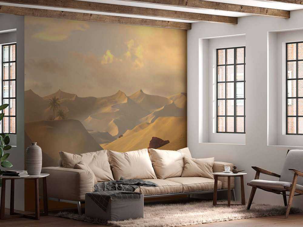 Golden hour in de woestijn