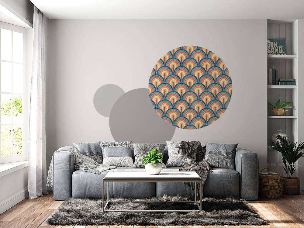 Golvende boheemse print
