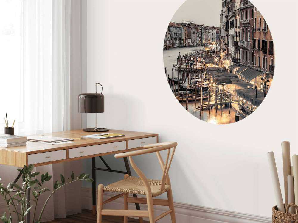 Het grote kanaal bij nacht