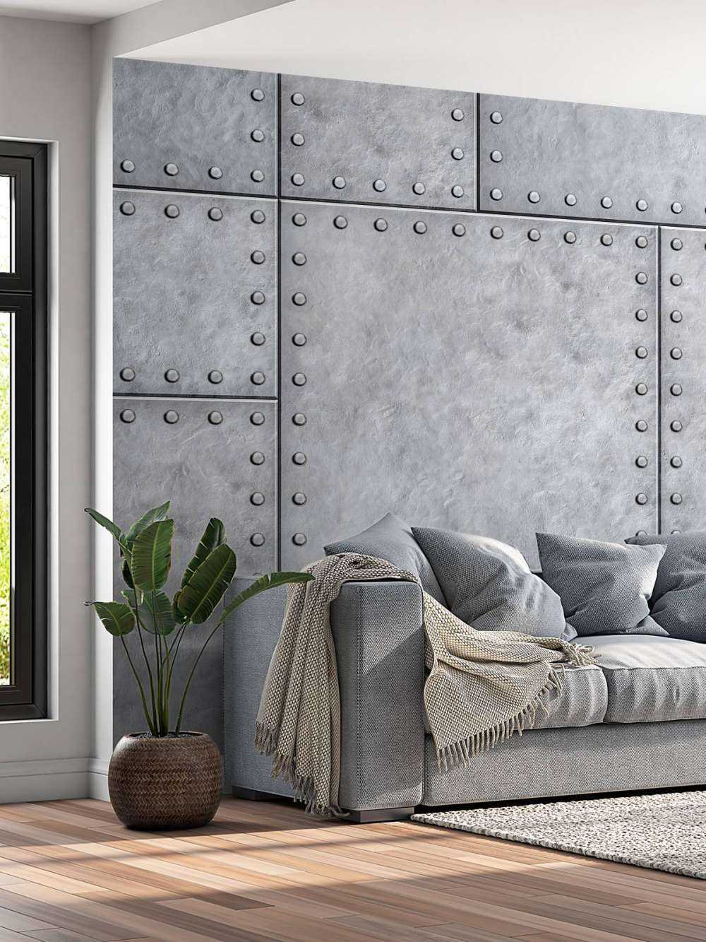 Gepantserde metalen plaat