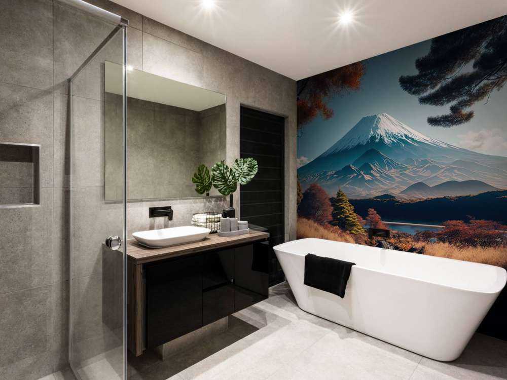 Fuji berg uitzicht