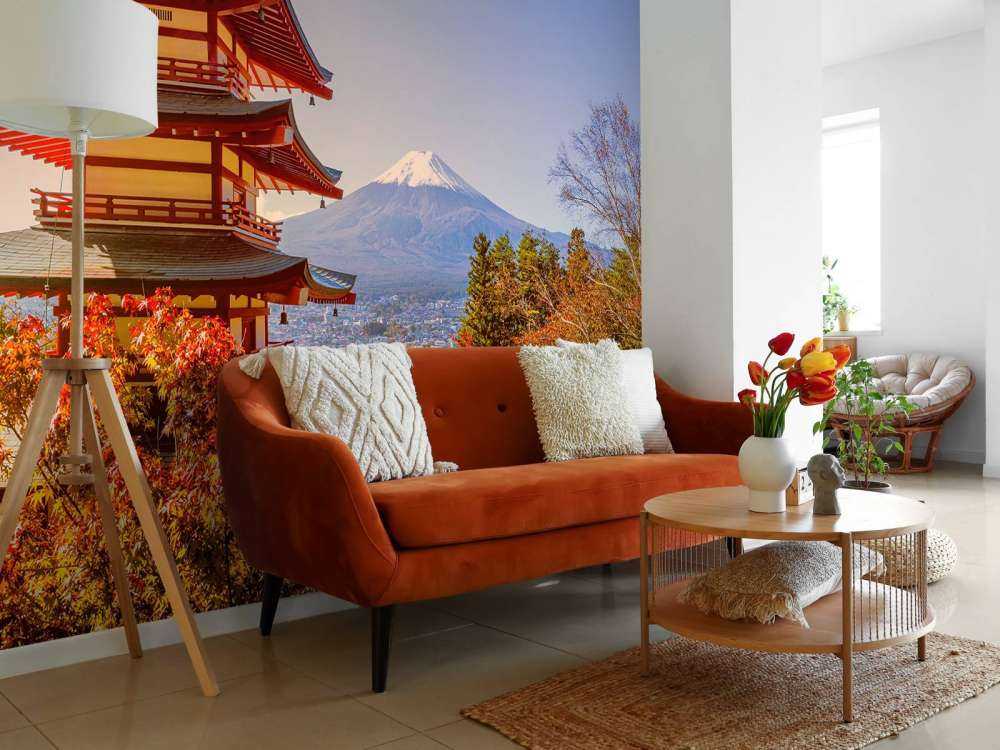 Fuji en Chureito Pagoda