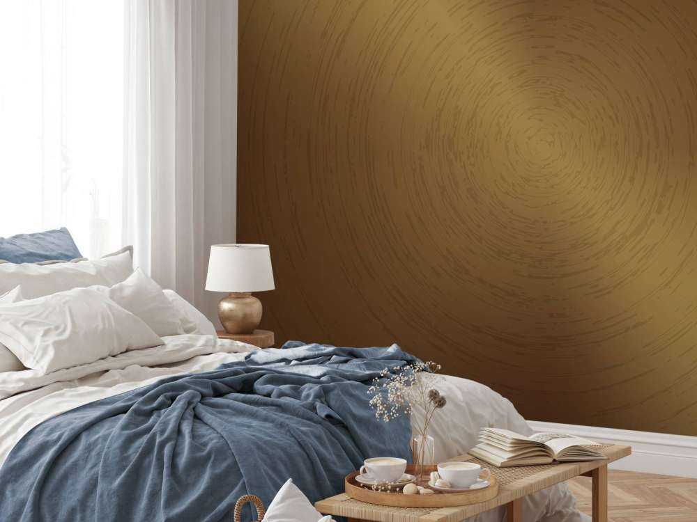 Bronzen cirkelvormige achtergrond