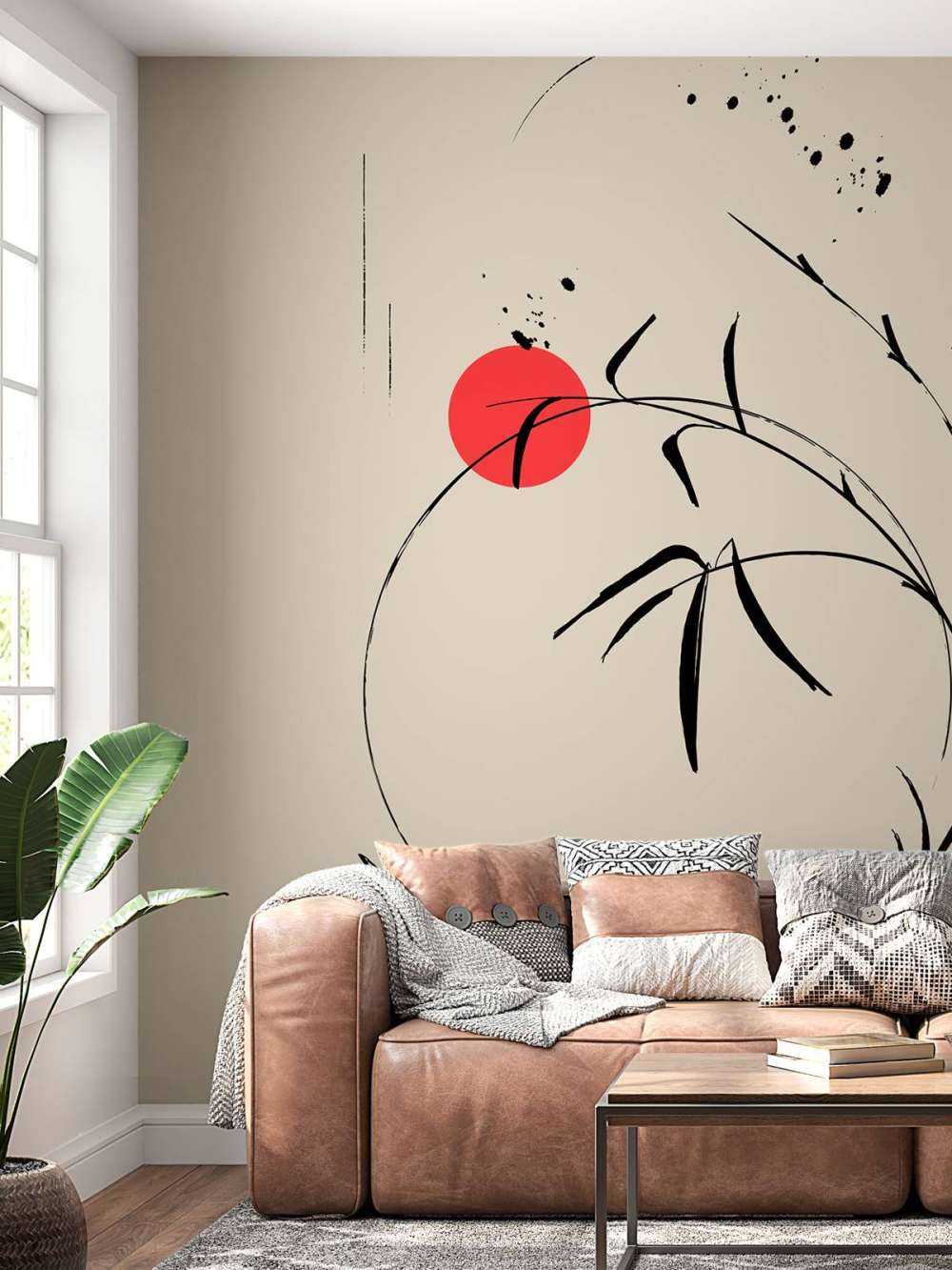 Abstracte illustratie in Oosterse stijl