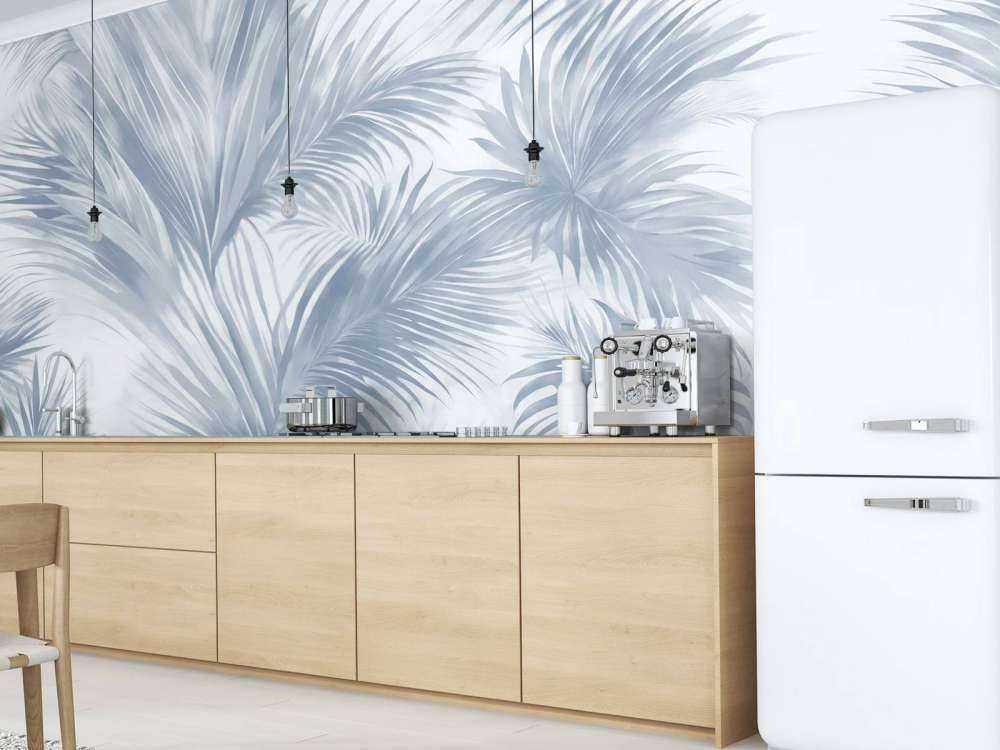 Palm Extravaganza Blue