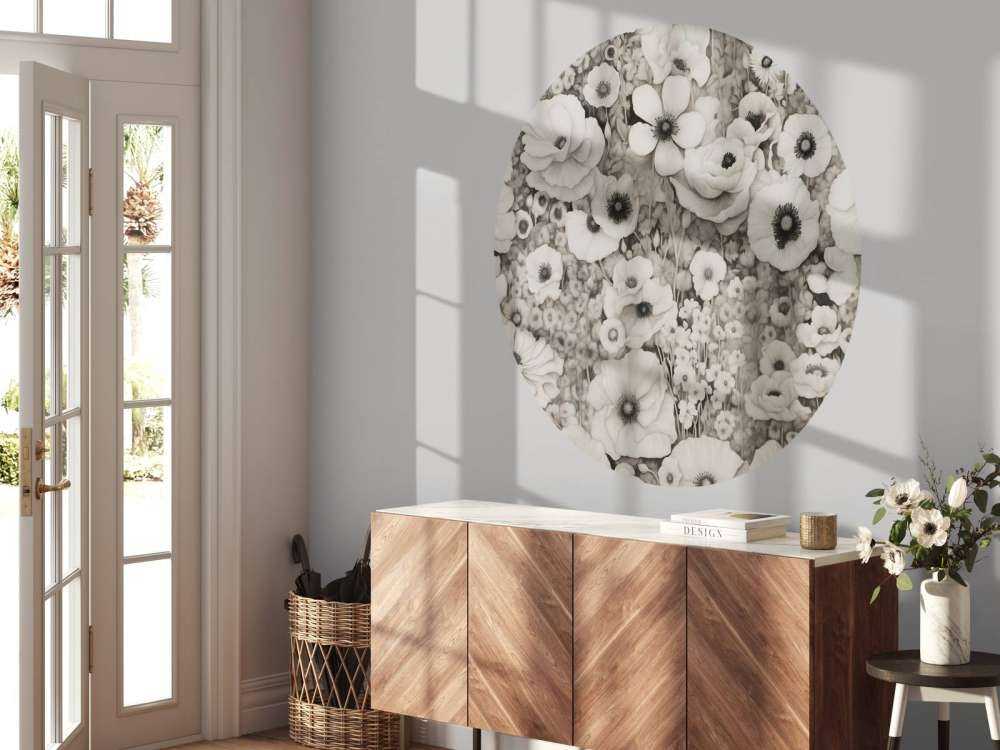 Poppy Tale Monochrome Dark Green