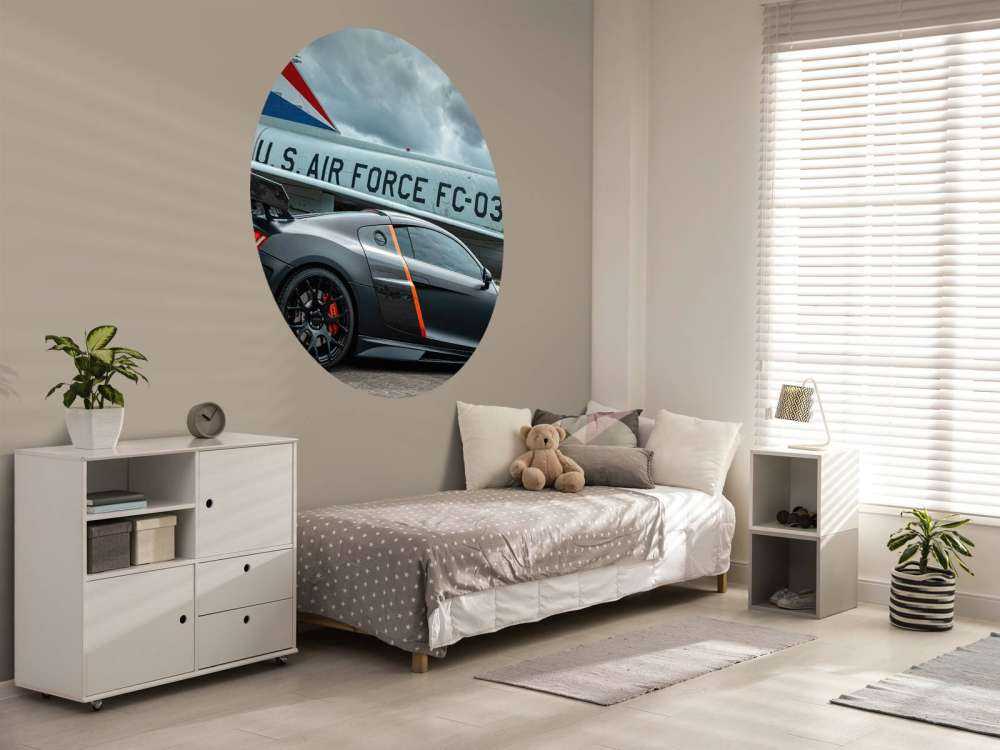 Audi R8 in stealth stijl