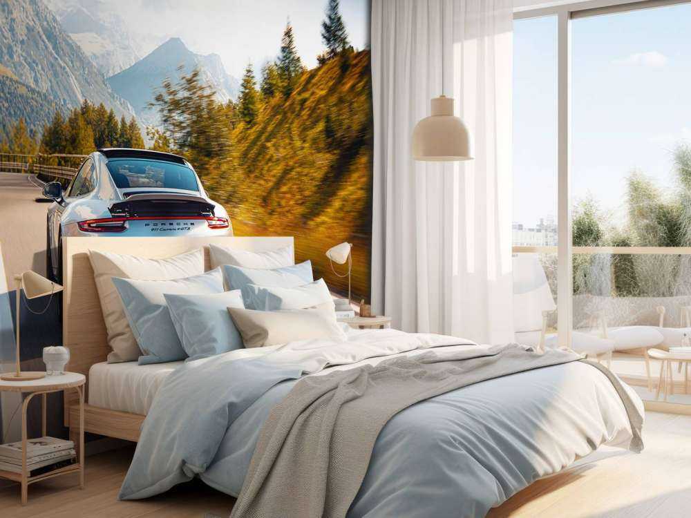 Porsche 911 Carrera GTS in de bergen