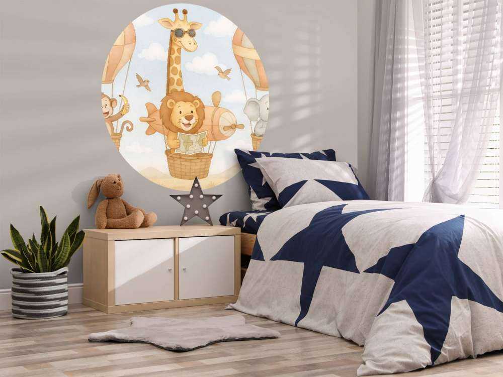 Luchtavontuur met vrolijke dieren