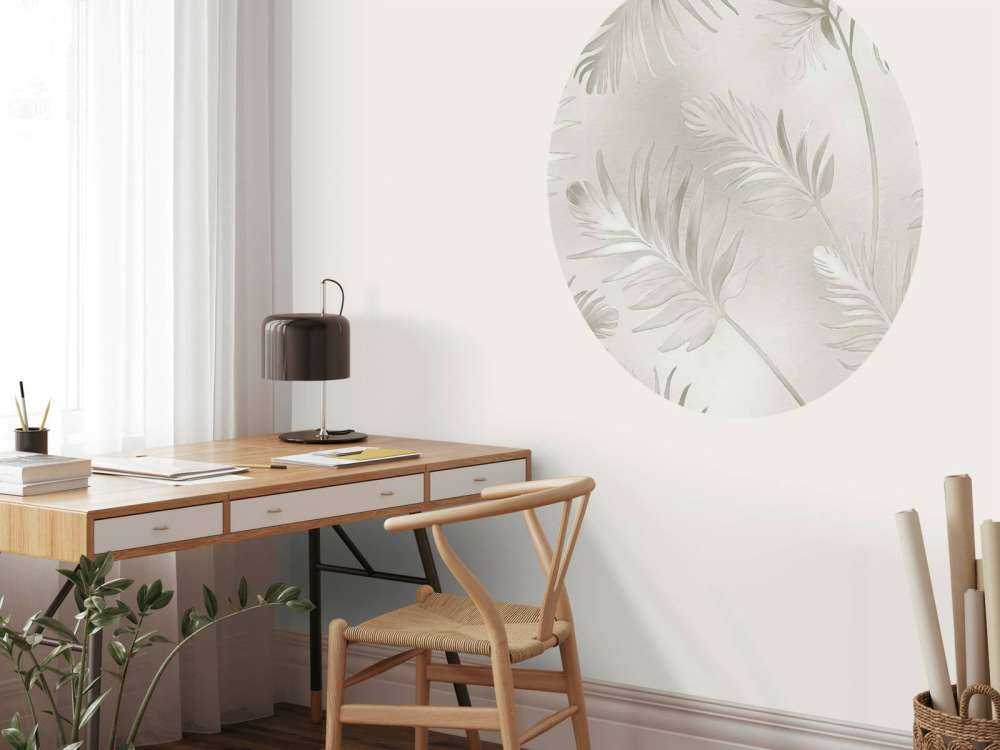 Golden leaves on dark Off-White