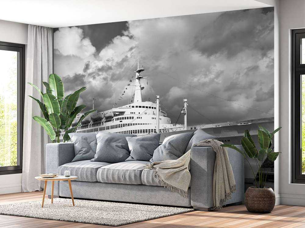 Tijdloze oceaanklassieker in zwart-wit