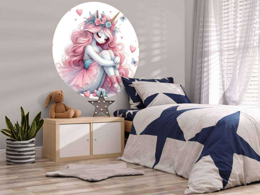 Dromerige eenhoorn ballerina