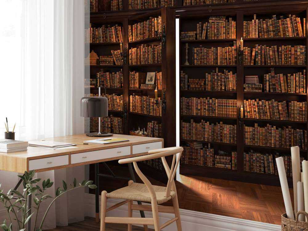 Geheime Bibliotheek met Verborgen Deur