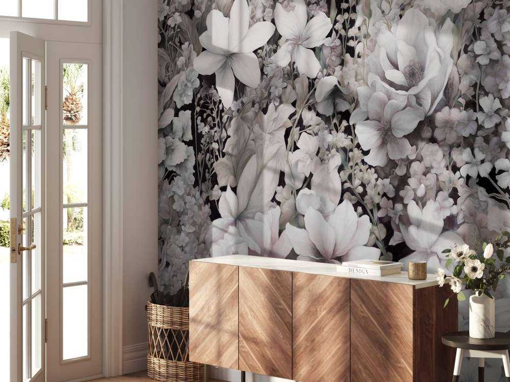 Flower festivalSEAMLESS Brown