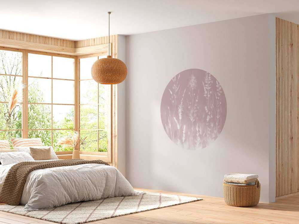 Lavender Glade Seamless Blush Pink