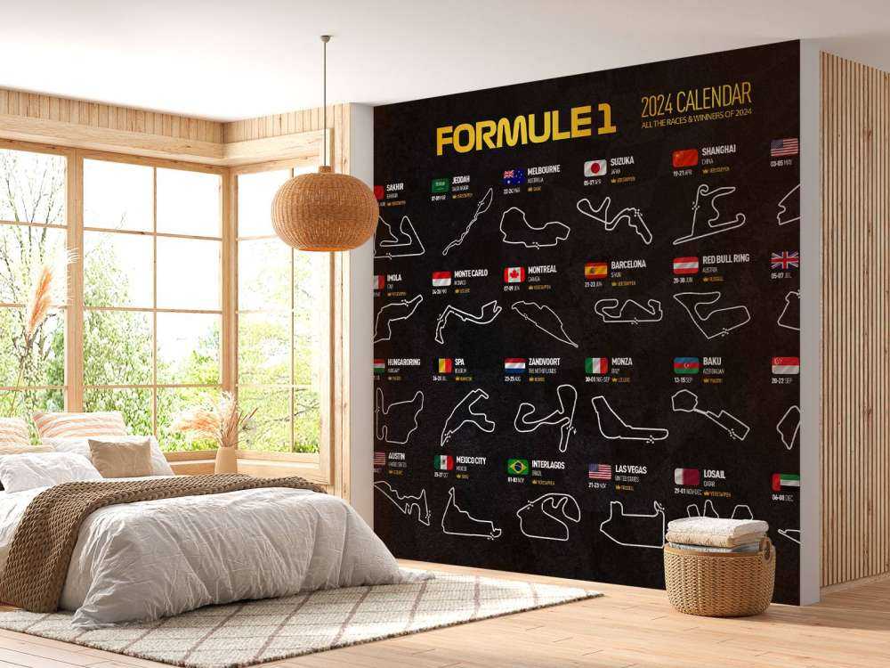 Formule 1 2024 - Winners map
