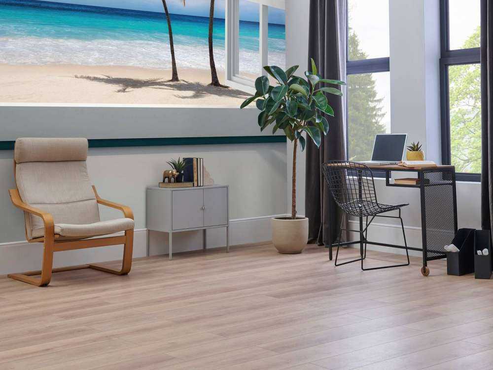 Uitzicht op tropisch strand